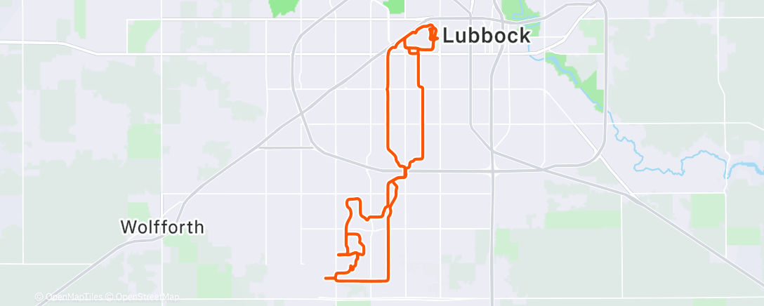 Map of the activity, Morning Ride