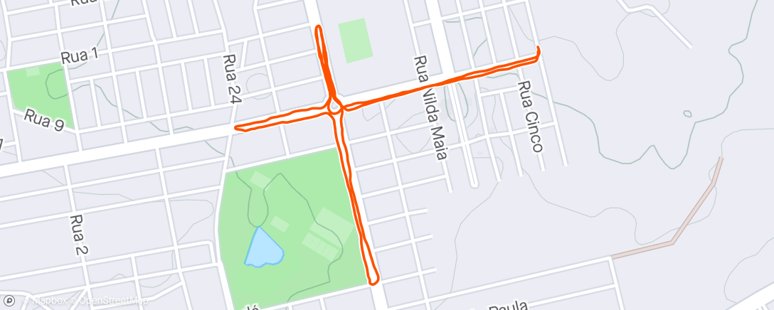Mapa da atividade, Caminhada 🚶🇧🇷 noturna 🙏🙏🙏