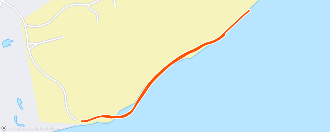 Map of the activity, Afternoon Walk