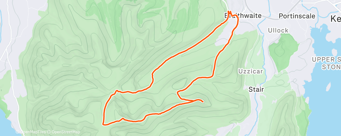 Map of the activity, Half horseshoe