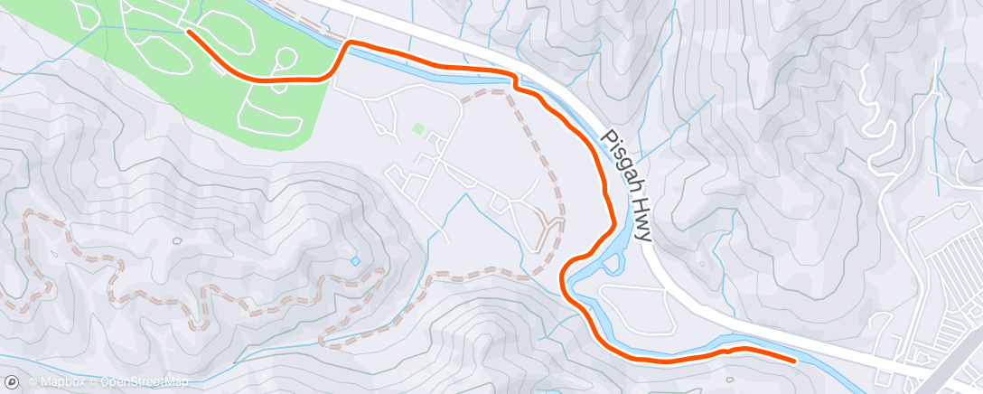 Map of the activity, Back to the campground