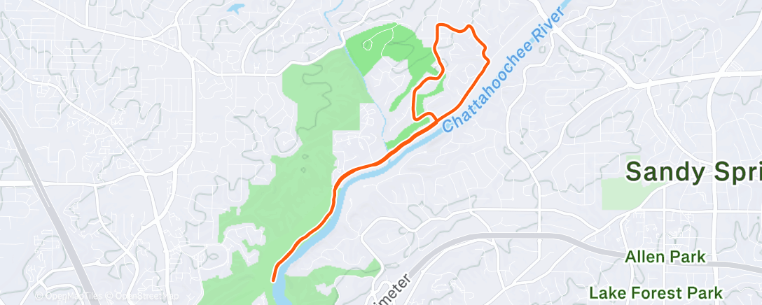 Map of the activity, Local legend things