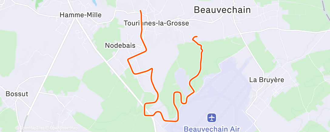 Map of the activity, MyWhoosh - Anaerobic Capacity into Sweetspot #1