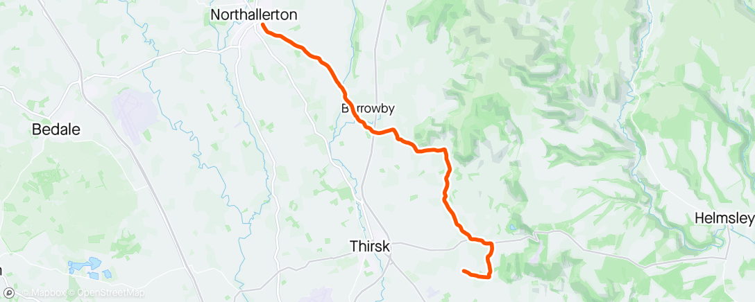 Map of the activity, First Commute To Work and A Very Fine One Too 🤩