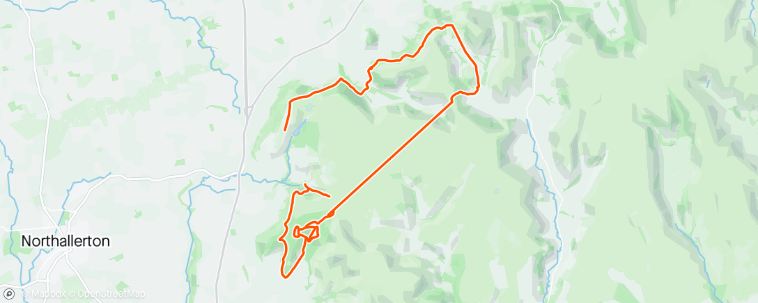 Mapa de la actividad (Exploring around Osmotherley)