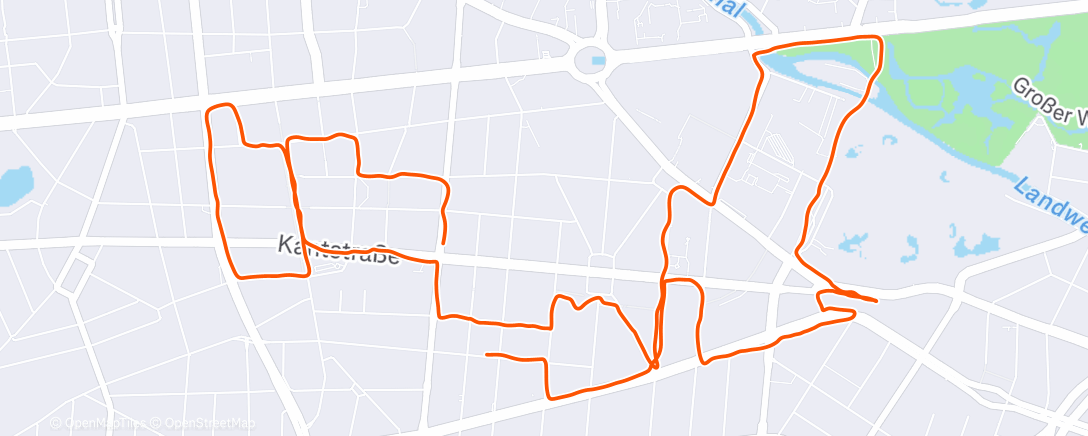 Map of the activity, Lunch Walk