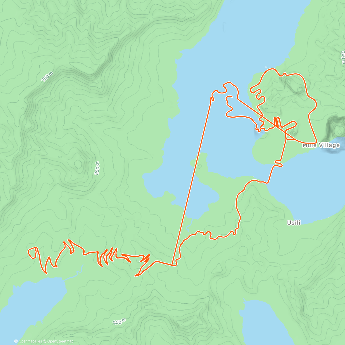 Map of the activity, Zwift - Tour of Fire and Ice in Watopia