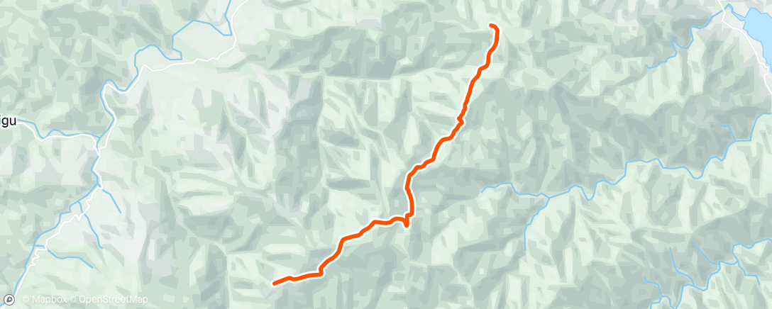 Map of the activity, Zwift - heat