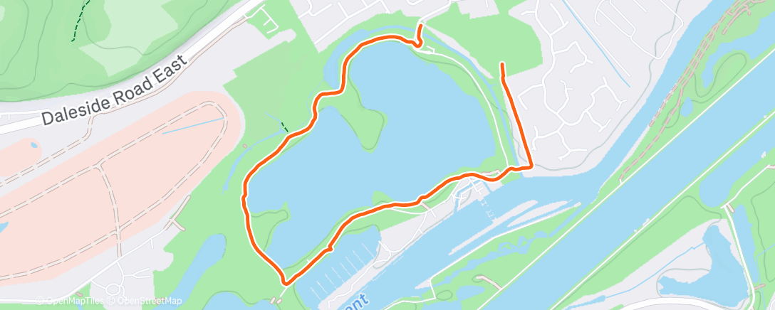 Mapa de la actividad (Morning Walk)