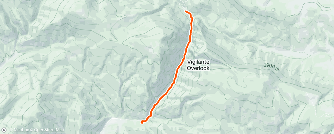 Map of the activity, Afternoon Mountain Bike Ride