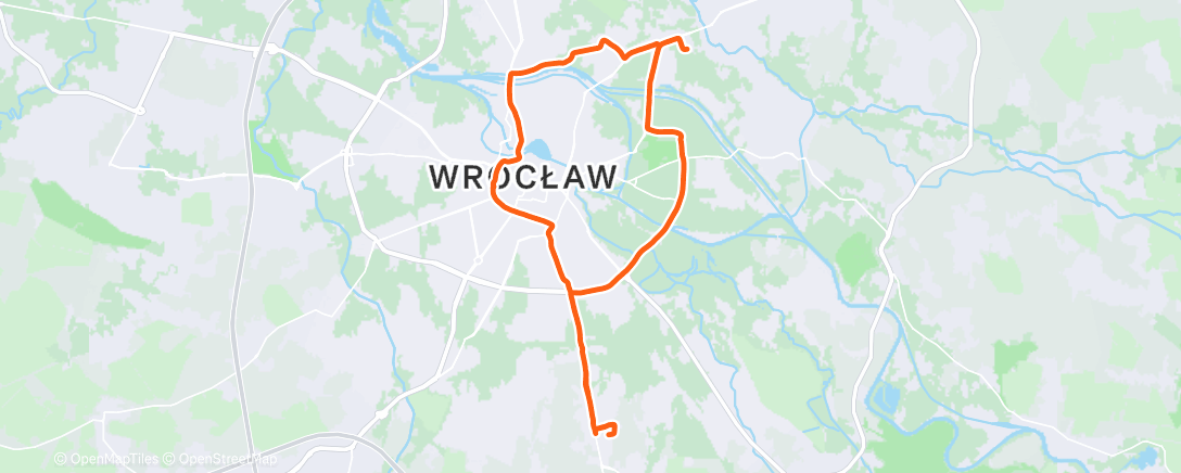 Map of the activity, Morning Gravel Ride