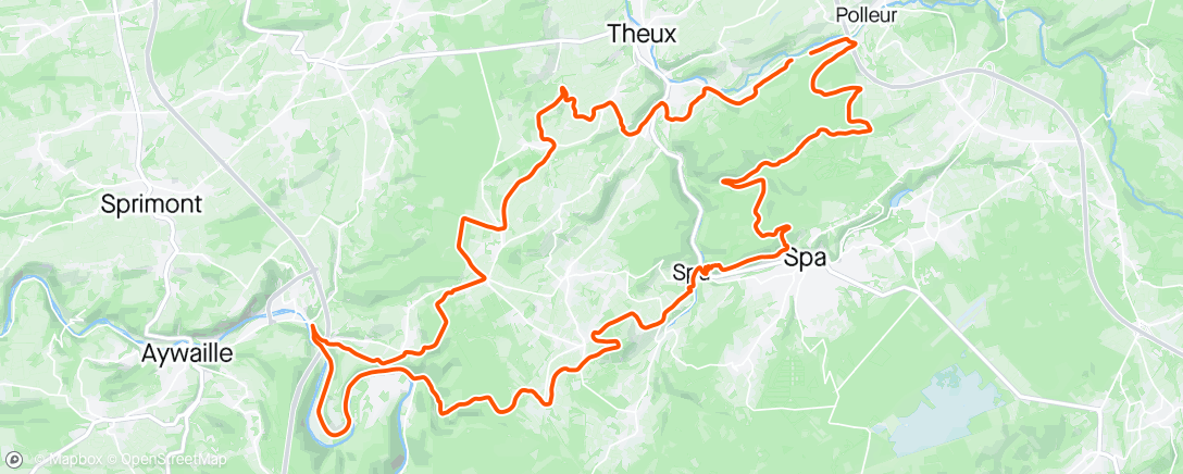 アクティビティ「Ardenne dag 2. 🤘🏻」の地図