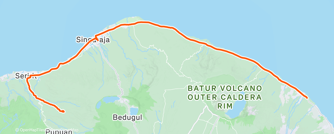 Map of the activity, Rice field madness ⛰️