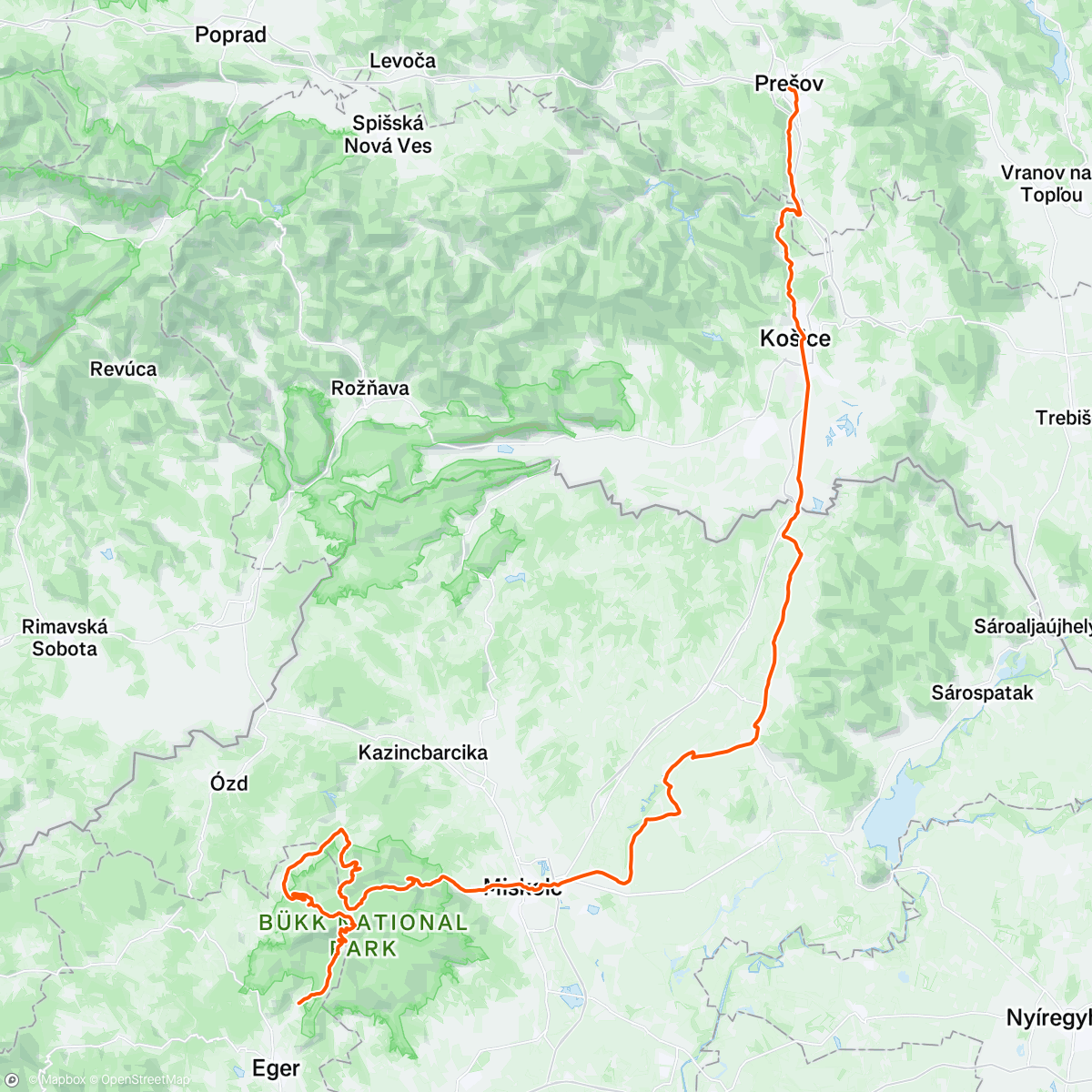 Map of the activity, RTSK part 2