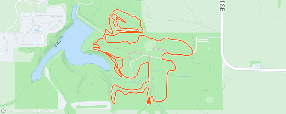 Map of the activity, Gamehaven MN MTB series