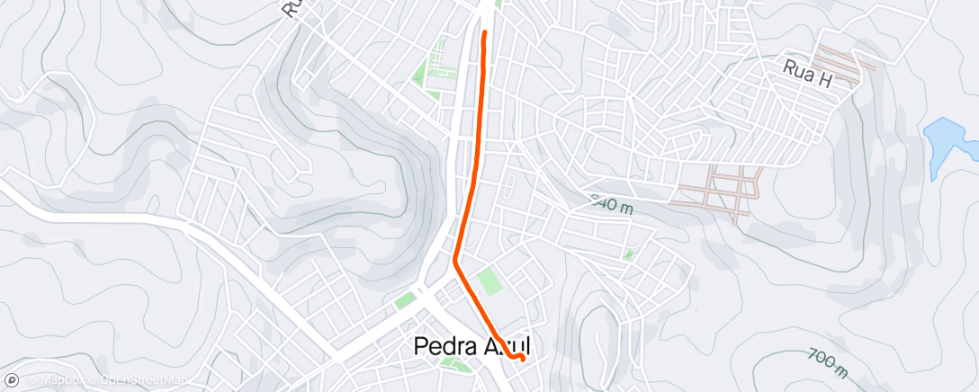 Karte der Aktivität „Pedalada matinal”