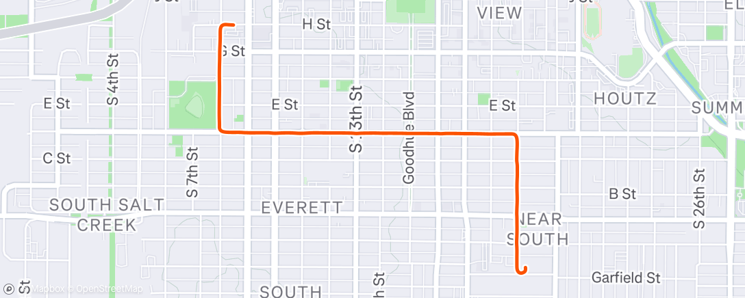 Map of the activity, Lunch Ride