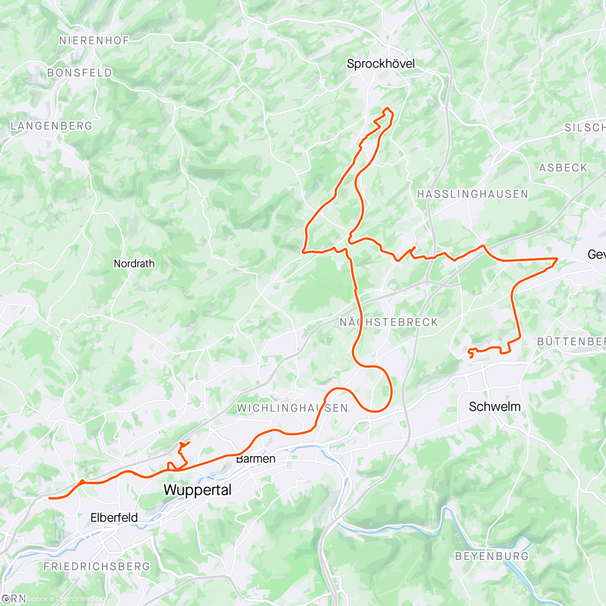 Map of the activity, Two flags @ bike2 🏪🚴‍♂️