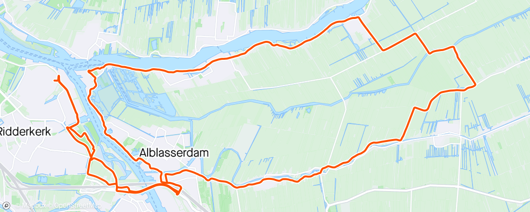 Map of the activity, Heerlijk ritje Krimpenerwaard