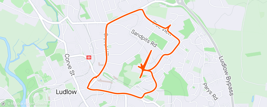 Map of the activity, Afternoon Walk including school run