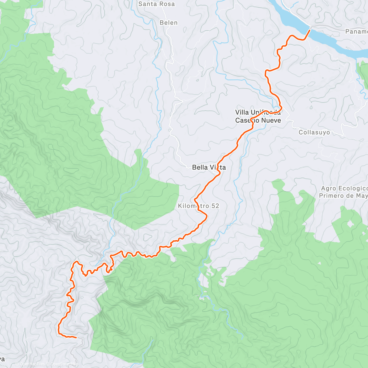 Map of the activity, ROUVY - Alto Beni | Amazonas | Bolivia