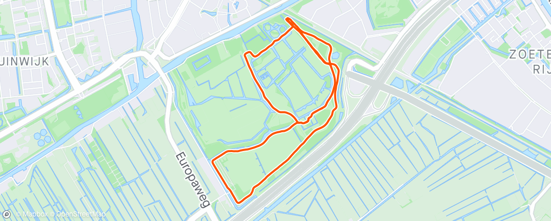 Map of the activity, Family run in Leiden