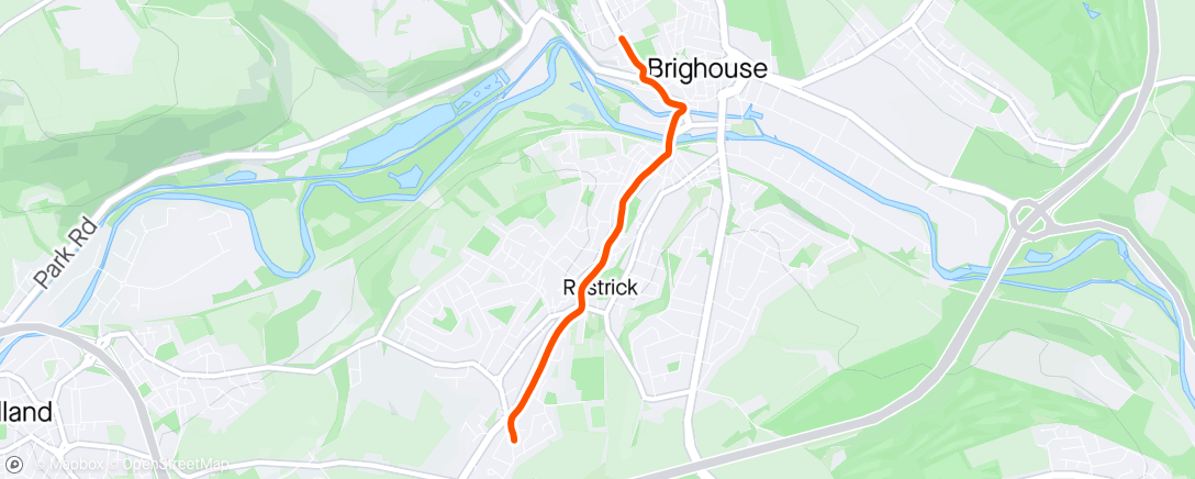 Map of the activity, Uphill running 🥵 (part 1 as watch died!!)