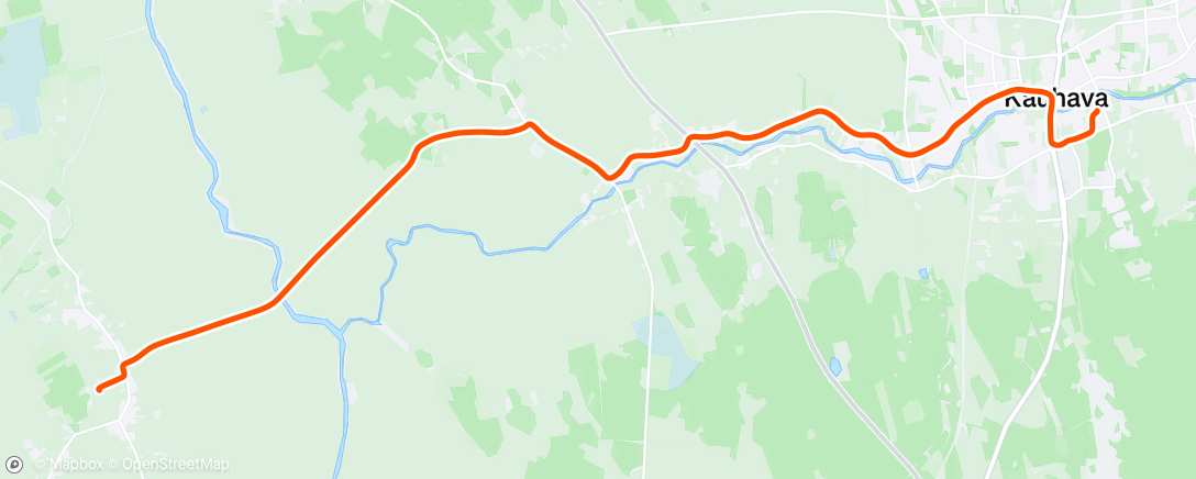 Map of the activity, Morning Ride
