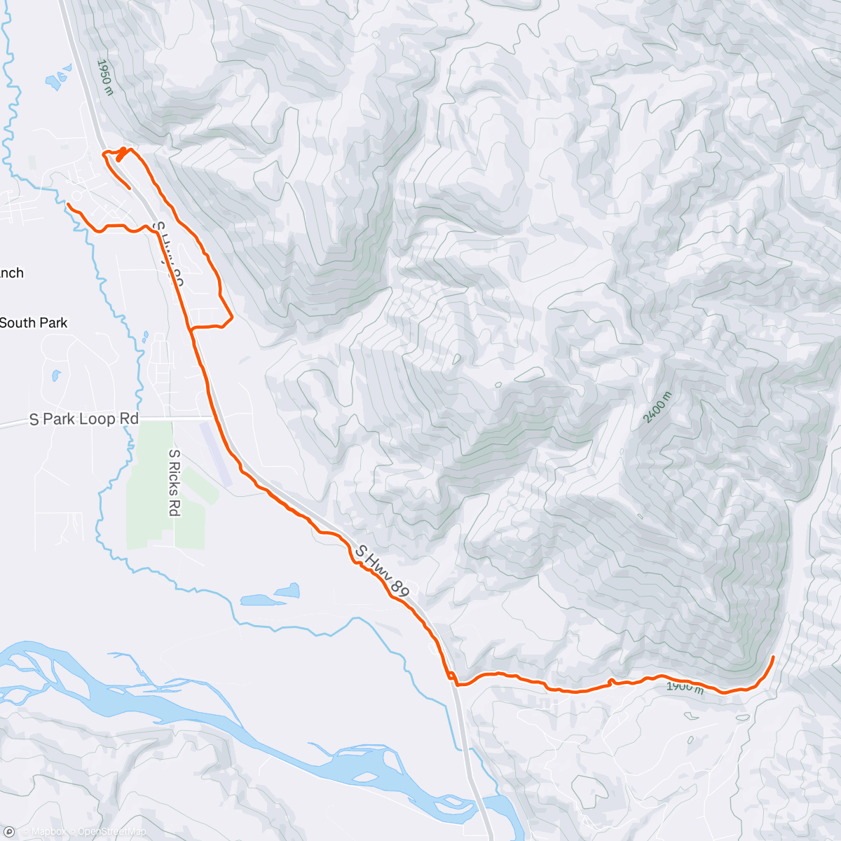 Map of the activity, Crazy the things you see in the 5am hour…