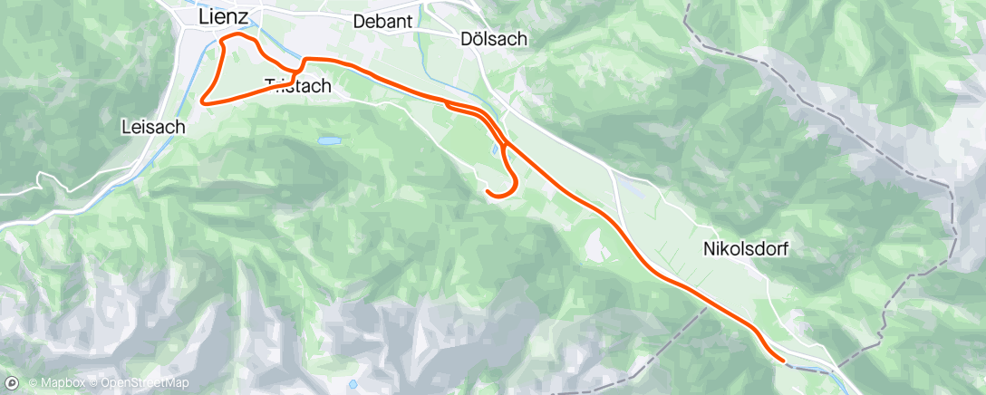 Mapa de la actividad, RR - Talbodenrunde
