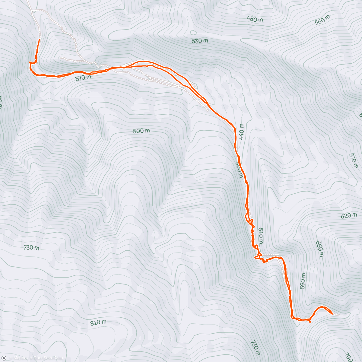 Map of the activity, Mosaic @ Death Valley NP