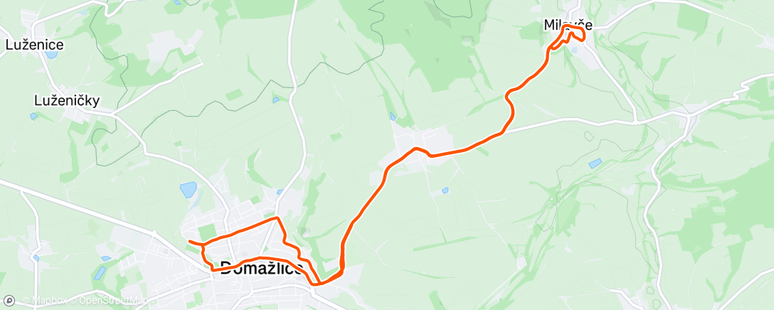 Map of the activity, Koloběžka pro vodu