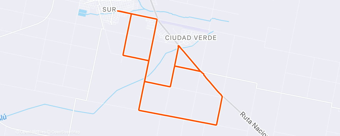 Map of the activity, Morning Ride