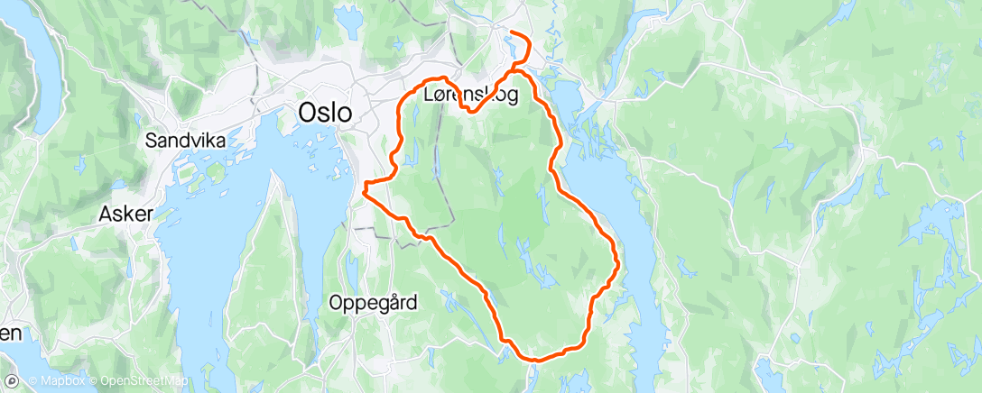 Map of the activity, Flere årstider med Harald