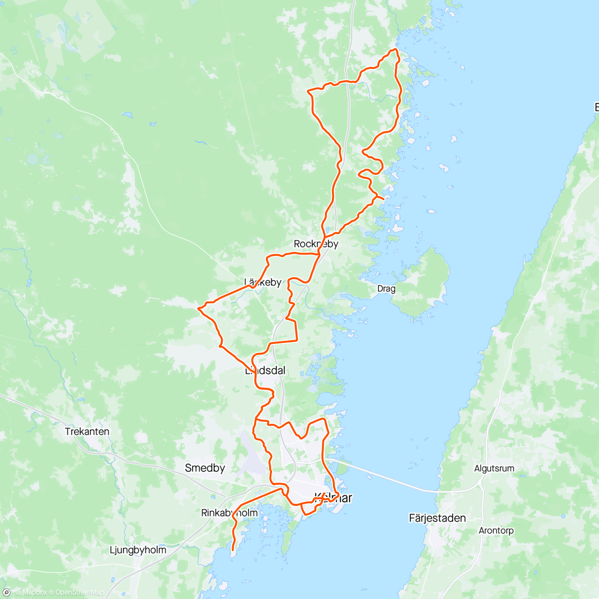 Карта физической активности (Abloc Kalmar Camp day 3/3)