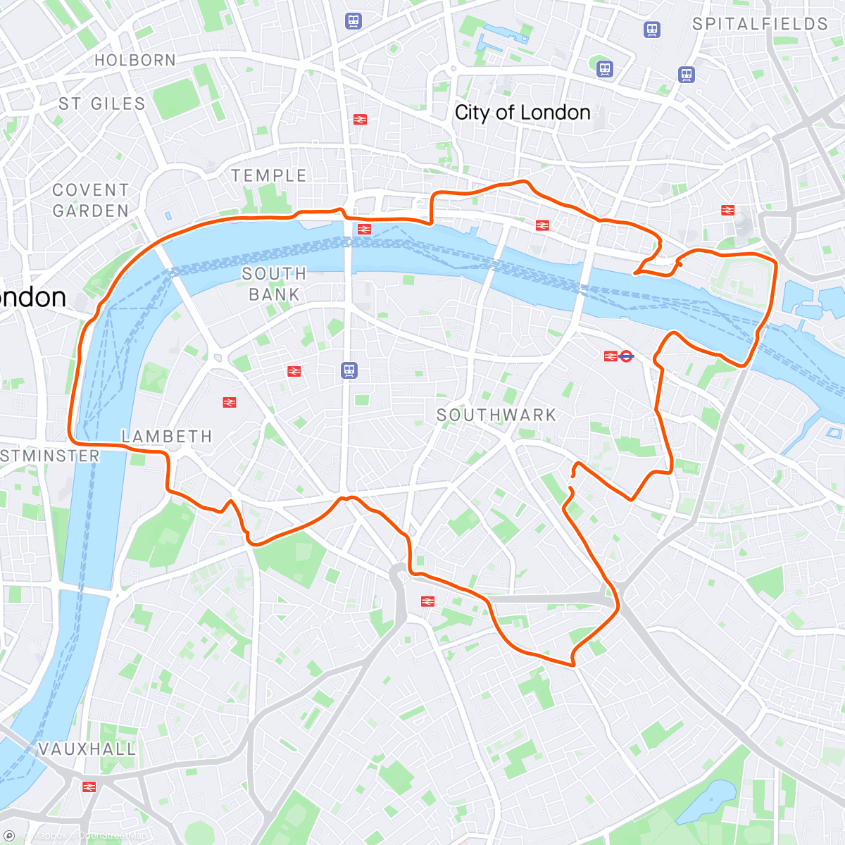 Map of the activity, London is calling