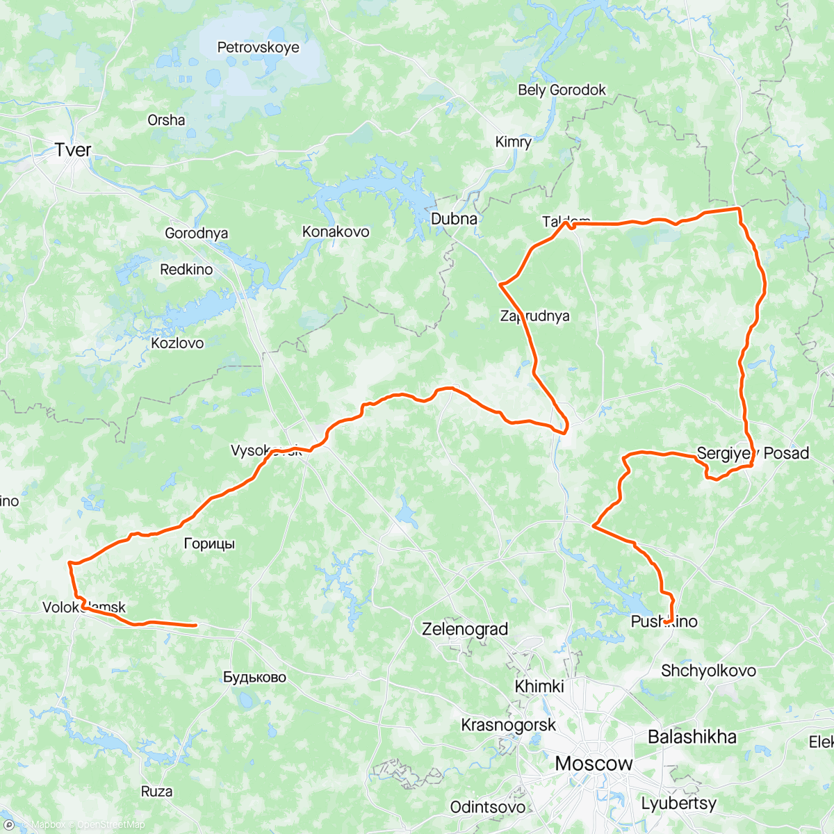 Map of the activity, Flech / от Заправки до Буфета