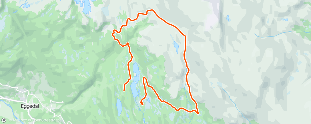 Map of the activity, Fat tur i tåka til Fiskeløysingen/ved Gamlesetra.