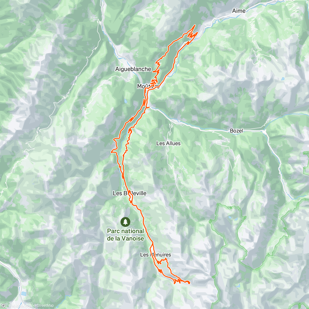 Map of the activity, Récup’ à vélo 🥵