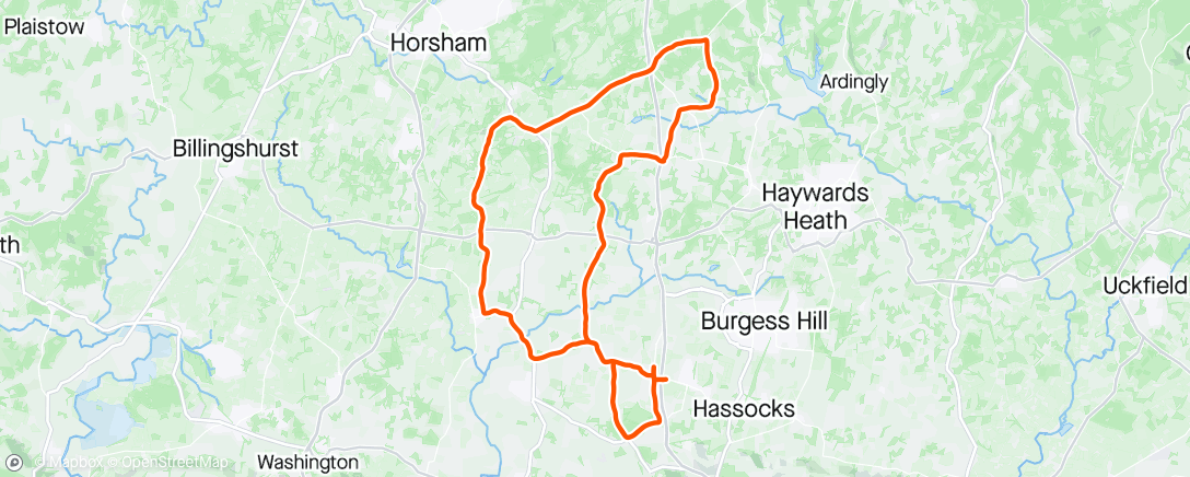 Mapa da atividade, SRVC Saturday hilly 2.0