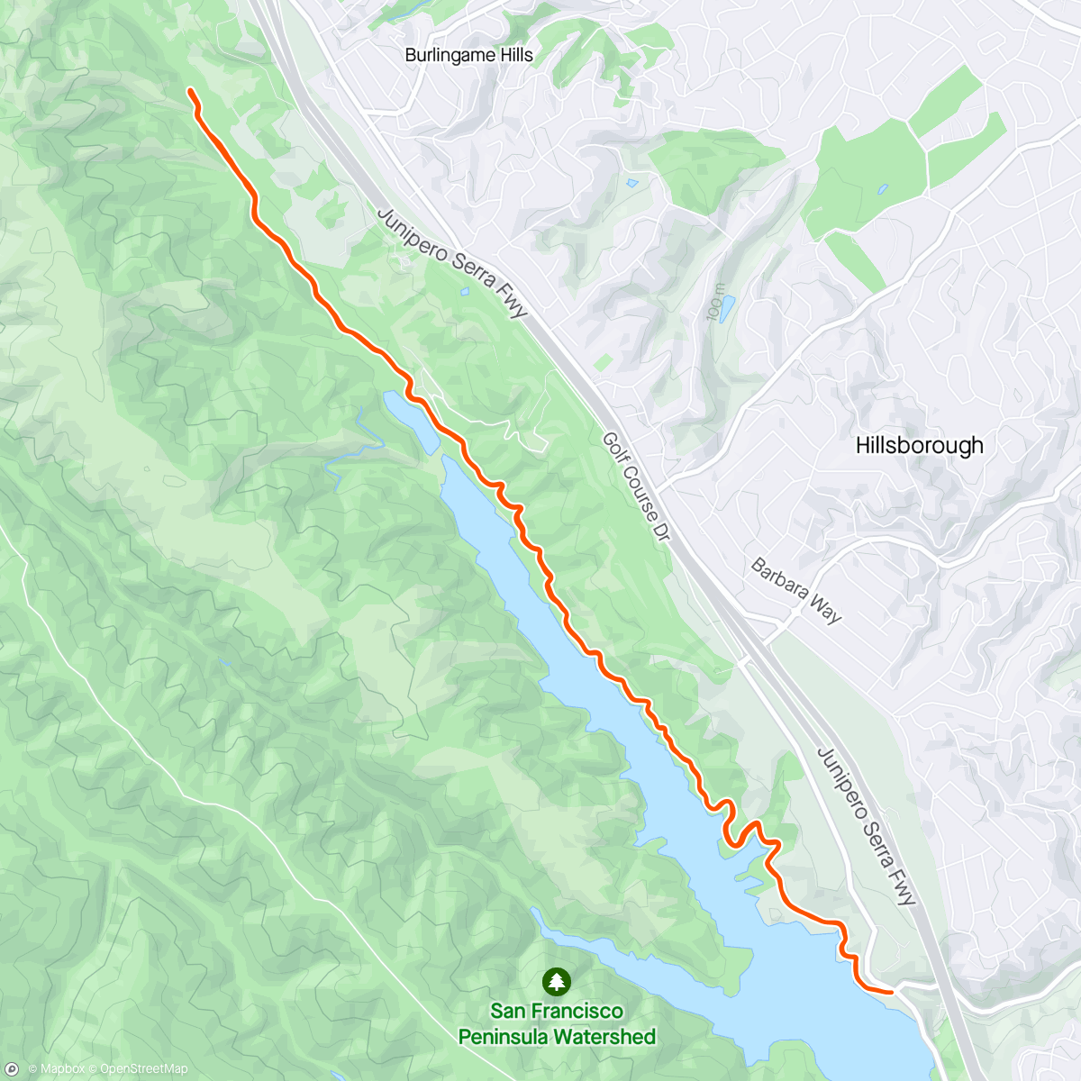 Map of the activity, Back in the bay