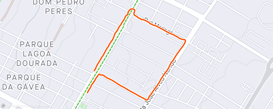 Kaart van de activiteit “Caminhada matinal”