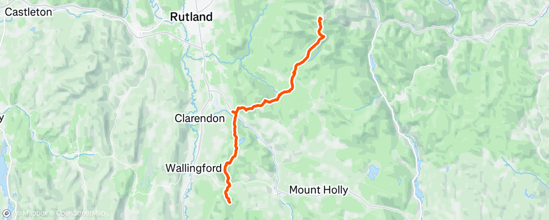 Map of the activity, Morning Hike