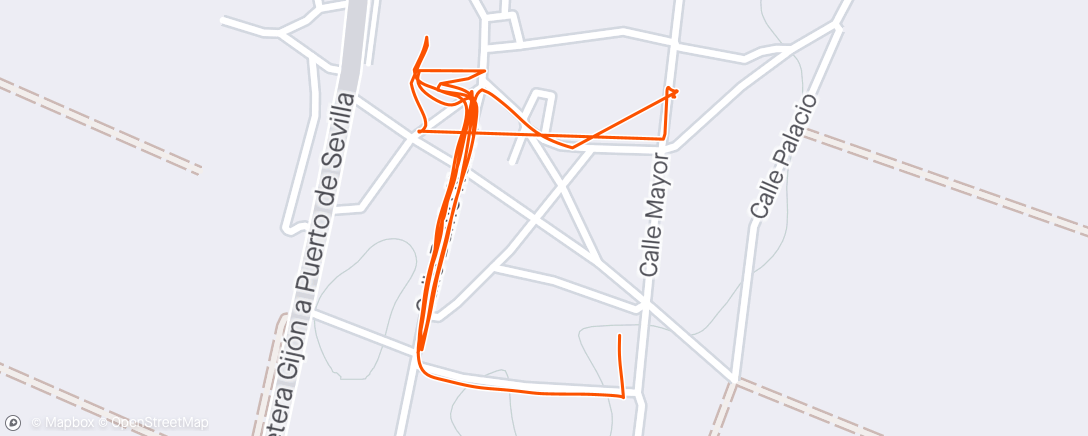 Karte der Aktivität „Carrera de tarde”