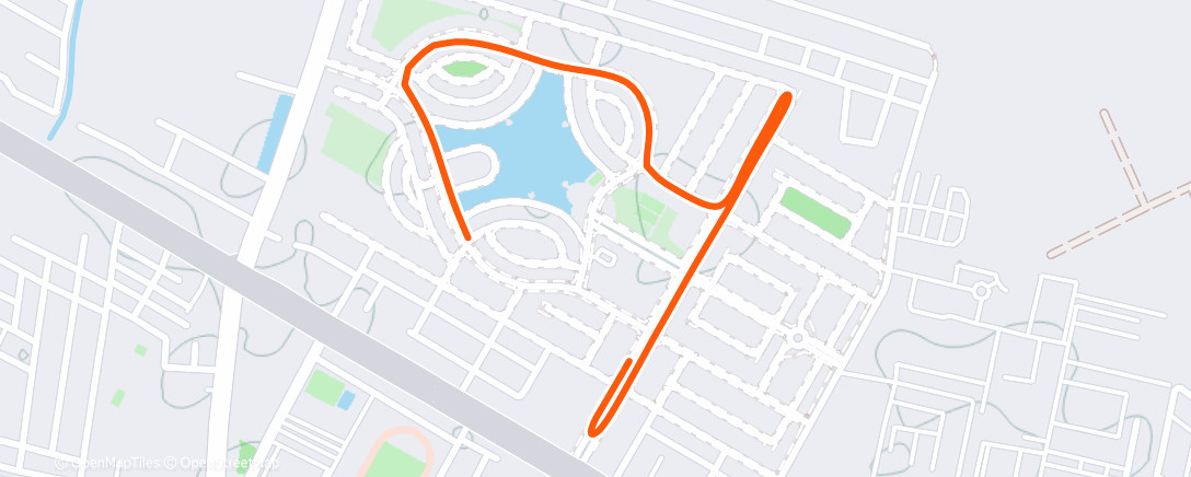 Карта физической активности (Evening Run)