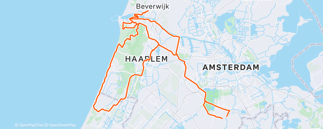 Map of the activity, perfect execution