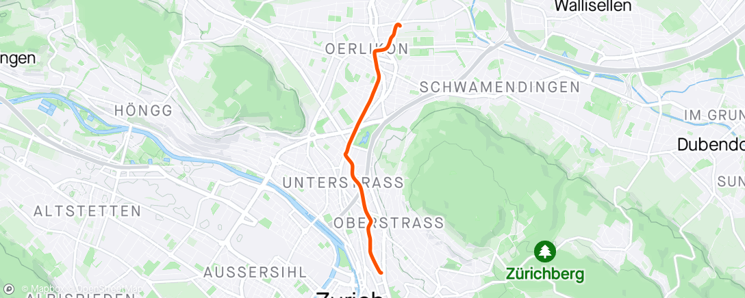 Map of the activity, 🌧 Fahrt am Nachmittag