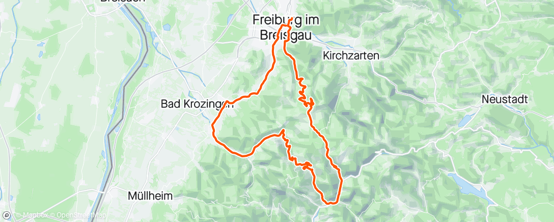 Map of the activity, Groupetto Team Ride / Schauinsland