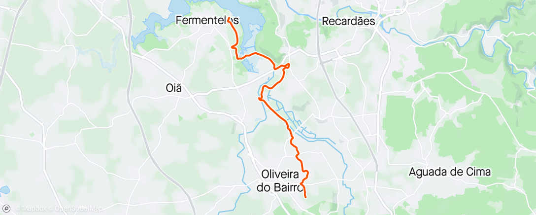 Mapa da atividade, Bairrada Eco Challenge 24