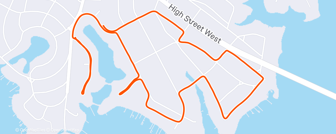 Map of the activity, Post meal anti coma walk